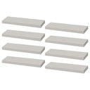 Ver imagem 2 de Kit 8 Prateleira Branca Mdf 40 X 15cm Suporte Invisível