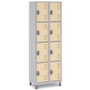 Ver imagem 1 de Locker de Aço 8 Portas para Escola e Escritório:bege