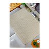 Tapete para Sala 1,50m X 2,00m Sisal Antiderrapante sem Pelo Lâncer - 568 Clean - 1