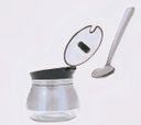 Ver imagem 3 de Porta Condimento de Inox com 3 Potes e Suporte de Plástico