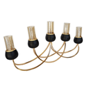 Ver imagem 5 de Candelabro Metal Dourado com Preto para 5 Velas