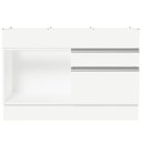 Ver imagem 2 de Balcão Gabinete De Pia 120 X 60 Cm 1 Porta 2 Gavetas Branc