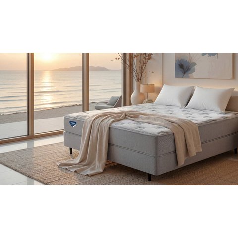 Colchão de Solteiro Molas Ensacadas Vero Ecoflex Branco 188x88cm