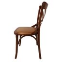 Ver imagem 3 de Kit 4 Cadeiras Bistrô Rattan Sala Jantar Gourmet Luxo