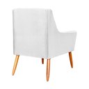 Ver imagem 4 de Poltrona Ariane Luxo Suede Cores - DS Estofados - Branco