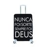Capa Protetora para Mala Viagem Pequena Nunca Foi Sorte - 1