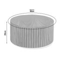 Ver imagem 2 de Mesa de Centro Decorativa Lua 01 D40cm em Madeira Maciça - Mel