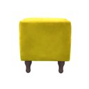 Ver imagem 3 de Recamier Baú Félix 140cm Suede Amarelo Dominic Decor Felix
