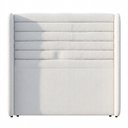 Ver imagem 1 de Cabeceira Estofada para Cama Box Casal Padrão Sasha 140cm Moderna Bouclê Branco - Abmaza
