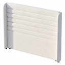 Ver mais imagens de Cabeceira Estofada para Cama Box Casal Padrão Sasha 140cm Moderna Bouclê Branco - Abmaza