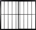 Ver imagem 1 de Vitro de Aluminio 2 Folhas com Grade Linha Leve:1,00 X 1,20/preto