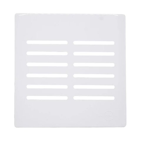 Placa 4x4 P/ 12 Interruptores Branca Novara