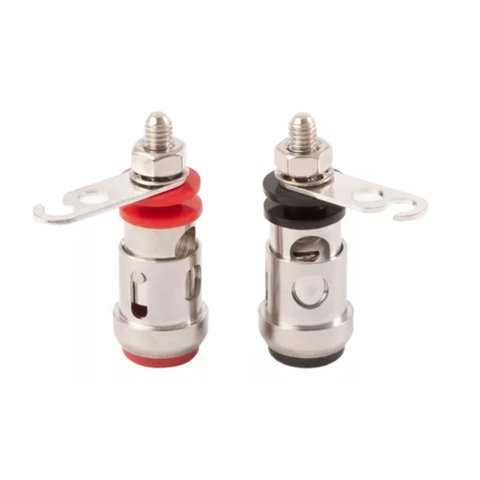 Borne de Pressão Met Preto/vermelho Emb C/ 10 Pares - Tebera