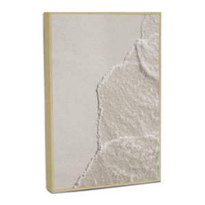 Quadro Decorativo Mar Minimalista com Moldura Filete