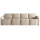 Ver imagem 6 de Sofá Cama para Sala de Estar 4 Lugares 356cm Montserrat K01 Linho Bege - Lyam Decor