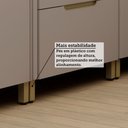 Ver imagem 6 de Cozinha Modulada Completa de Canto 8 Peças com Tampo e Banca Cinammon-freijó