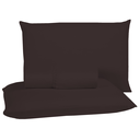 Ver imagem 1 de Roupa de Cama King Size 400 Fios 3 Peças Hotel Pousada Macio Acetinado:marrom