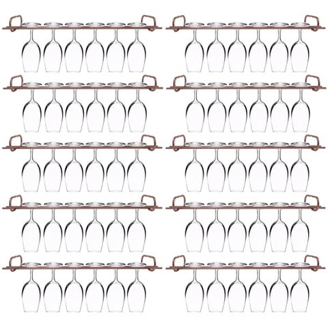 Conjunto 10 Organizadores Taças 42cm Retos Rose Gold