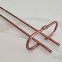 Ver imagem 6 de Conjunto 10 Organizadores Taças 42cm Retos Rose Gold