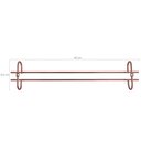 Ver imagem 2 de Conjunto 10 Organizadores Taças 42cm Retos Rose Gold