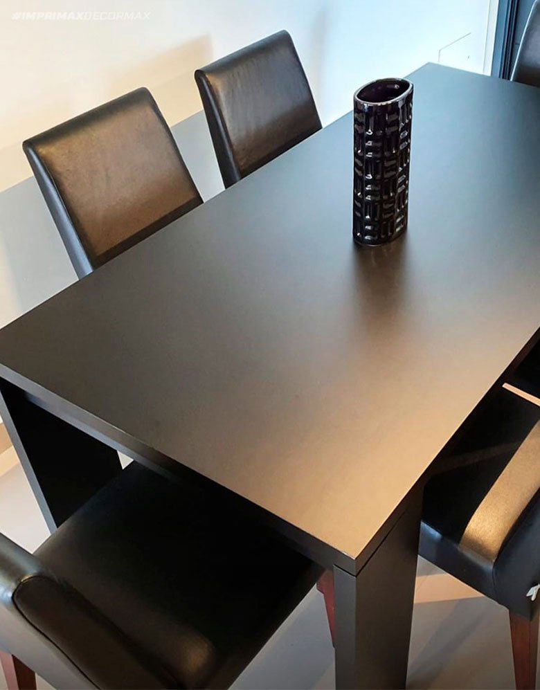 Adesivo para Mesa Preto Fosco | MadeiraMadeira