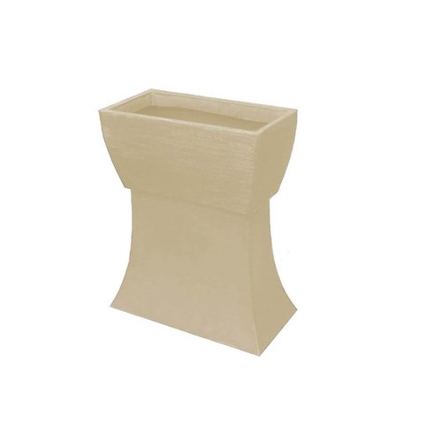 Vaso Planta 50x25 Jardineira Floreira Suporte Polietileno BGPLASTICOS V550S AZUL BEBE 019