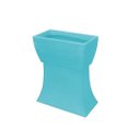 Ver imagem 7 de Vaso Planta 50x25 Jardineira Floreira Suporte Polietileno BGPLASTICOS V550S AZUL BEBE 019