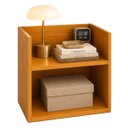 Ver imagem 6 de Mesa Cabeceira Suspensa Vivian MDF Mel Criado Compacta