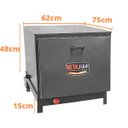 Ver imagem 4 de Forno Industrial à Gás Mesa Baixa Pressão Tampa Cega 126L MetalFour