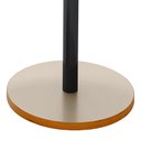 Ver imagem 5 de Mesa Lateral Orgânica Vitta Monopé com Pé de Aço – Mesa de Apoio Moderna Off White/cedro