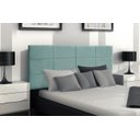 Ver imagem 2 de Painel Raissa 120 cm Suede Azul Tiffany