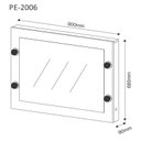 Ver imagem 3 de Penteadeira Suspensa Pe2005 Branco - Tecnomobili