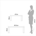Ver imagem 6 de Mesa de Centro Kit 2 Mesas de Centro Industrial Freijó/preto - Dalla Costa