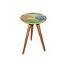 Mesa Tripé Laqueada com Vidro 35cm - Tema Brasil 3 - 4