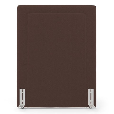 Cabeceira Cama Box Solteiro Alba 90cm com Frame Bouclé Marrom - Desk Design