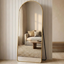 Ver imagem 4 de Espelho Lopazzi Corpo Inteiro Arcos Dourado 170x70cm