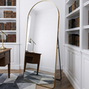 Ver imagem 3 de Espelho Lopazzi Corpo Inteiro Arcos Dourado 170x70cm
