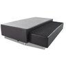 Cama Box Solteiro Com Auxiliar Espuma Preto 50x88x188 - 3