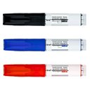 Ver imagem 1 de Kit 3 Pincel Marcador Quadro Branco Recarregável com Refil + Apagador Magnético Brw