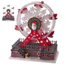 Ver imagem 1 de Roda Gigante Natal Natalino Papai Noel LED Som Movimento Enfeite Natalino Cenario Decoraçao Estante