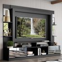Ver imagem 2 de Estante com Suporte TV 65" e Espelho Oslo Multimóveis V3381