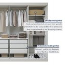 Ver mais imagens de Guarda-Roupa Casal 8 Portas 6 Gavetas 100% MDF 236cm Linha Serenata Branco