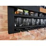 Bar Parede Adega Barzinho Grande Decoração 100% Mdf Preto - 5