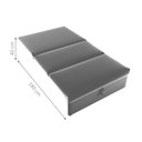 Ver imagem 3 de Sofá Cama 2 Lugares Belize Veludo Ferrugem