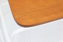 Ver imagem 5 de Mesa Lateral Letti Banco Sapateira Industrial Elegante:Branco