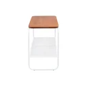 Ver imagem 7 de Mesa Lateral Letti Banco Sapateira Industrial Elegante:Branco