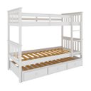 Ver imagem 3 de Treliche de Madeira Solteiro com 3 Gavetas de Exclusivo Totalità