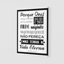 Ver imagem 1 de Placa Decorativa Fé e Religião - João 13:16 - 30x45cm