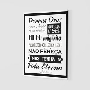 Placa Decorativa Fé e Religião - João 13:16 - 30x45cm