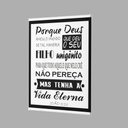 Ver imagem 2 de Placa Decorativa Fé e Religião - João 13:16 - 30x45cm